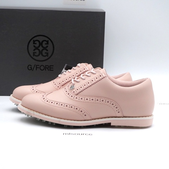 G/FORE Shoes - NEW G/FORE Women's Gallivanter Brogue Wingtip Golf Shoes G4LS22EF08 Blush